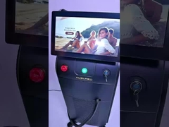 Machine permanente d'épilation au laser de 1200W 120J/cm2 avec refroidissement par contact au saphir TEC